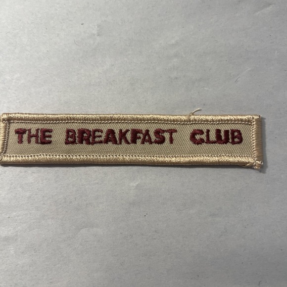 Other - The Breakfast Club 1985 Movie Classic John Hughes Iron On Sew On Patch